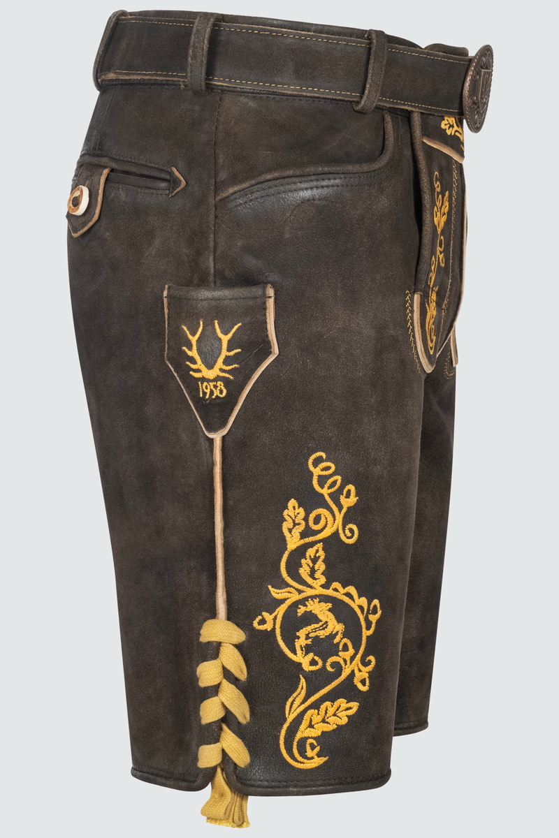 Lederhose Tilo mit Gürtel