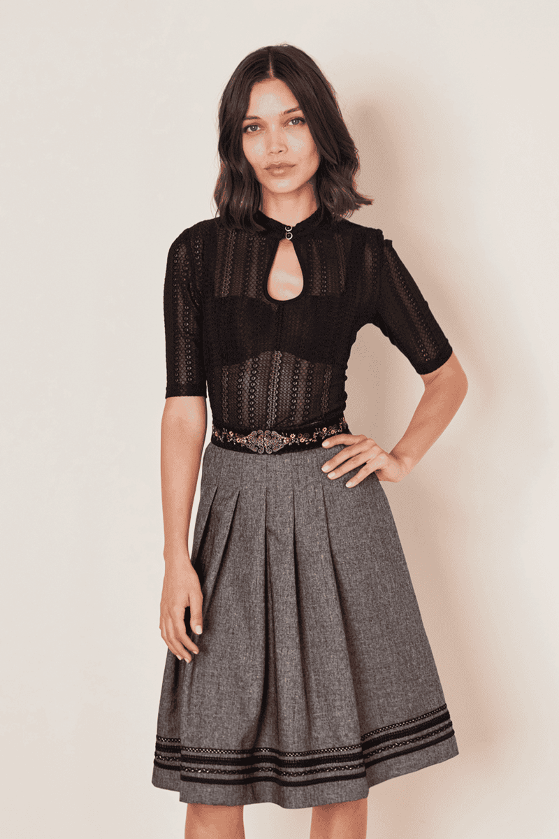 Trachten rock mit bluse Clearance