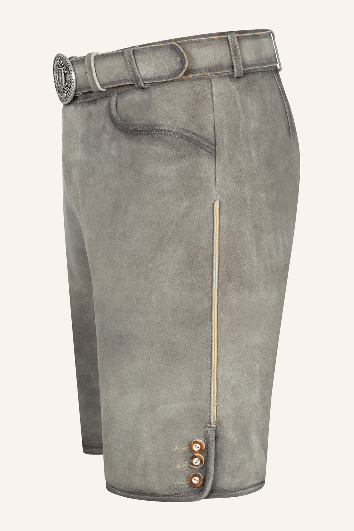 Lederhose Lorenzo mit Gürtel