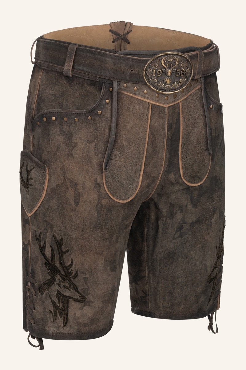 Lederhose Matze mit Gürtel