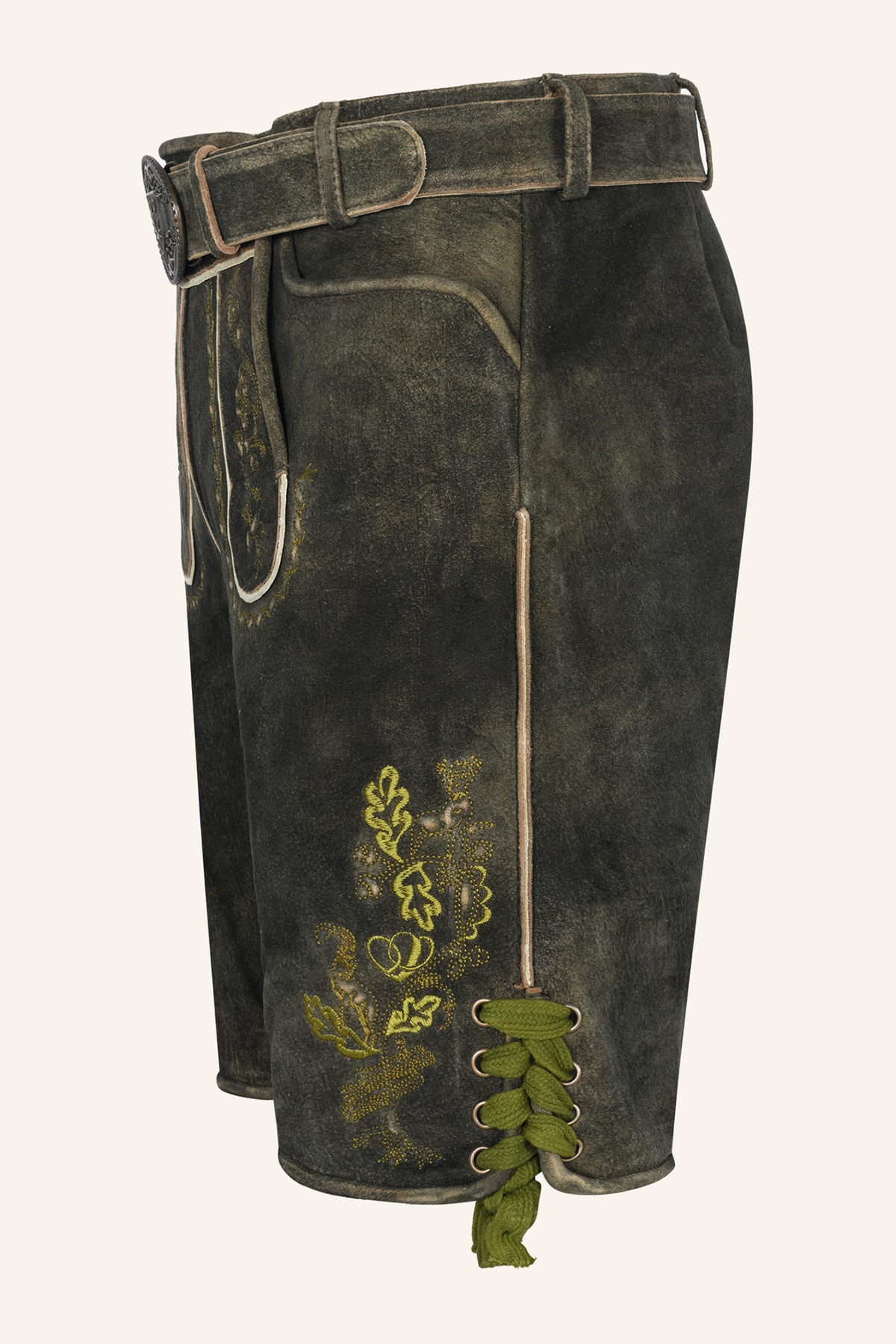Lederhose Nilio mit Gürtel