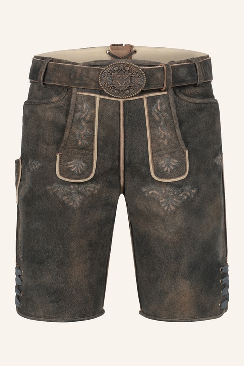 Lederhose Curtis mit Gürtel