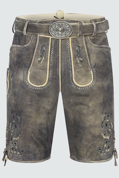 Lederhose Gideon mit Gürtel