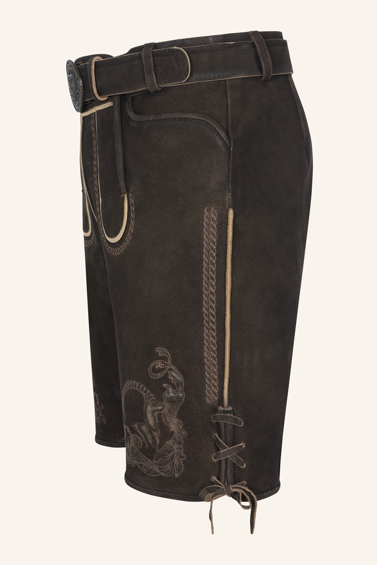 Lederhose Balian mit Gürtel