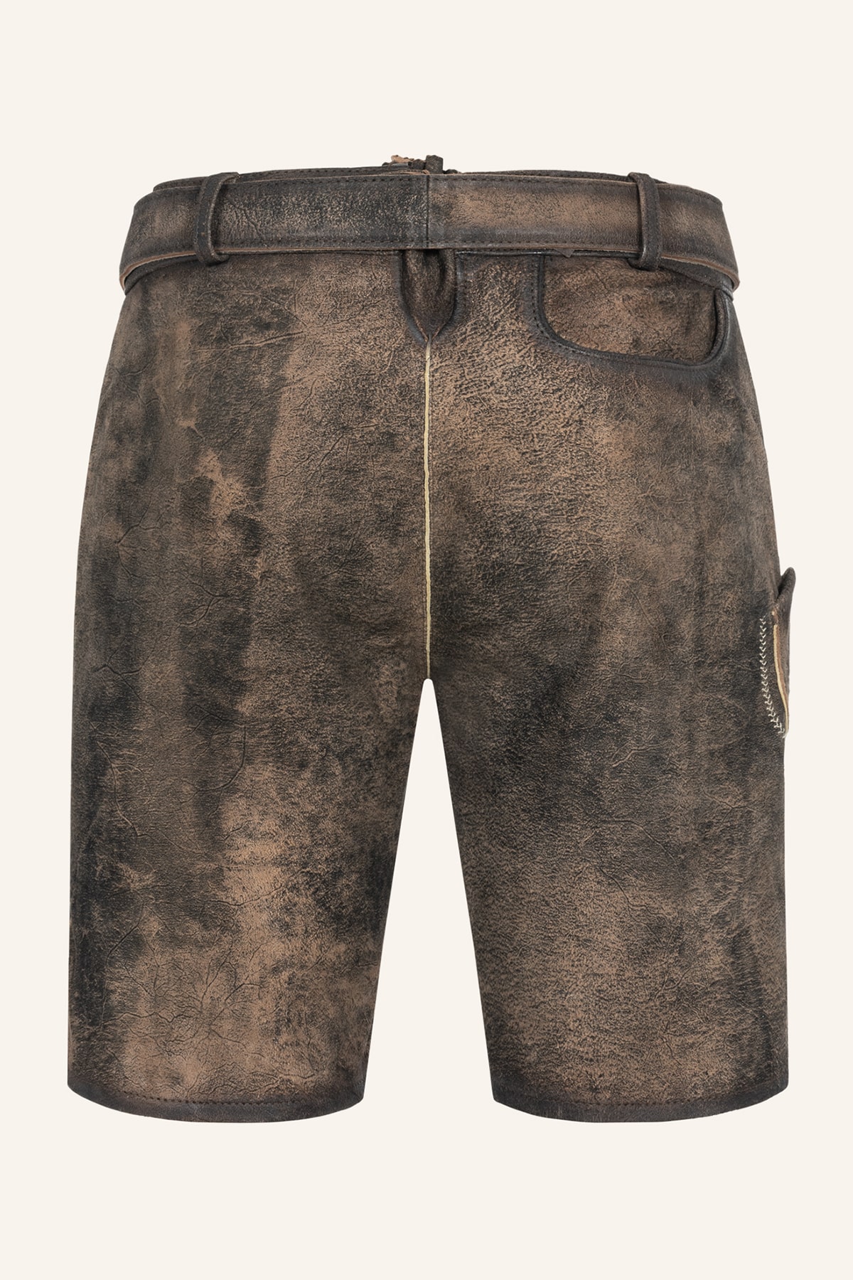 Lederhose Arijus mit Gürtel