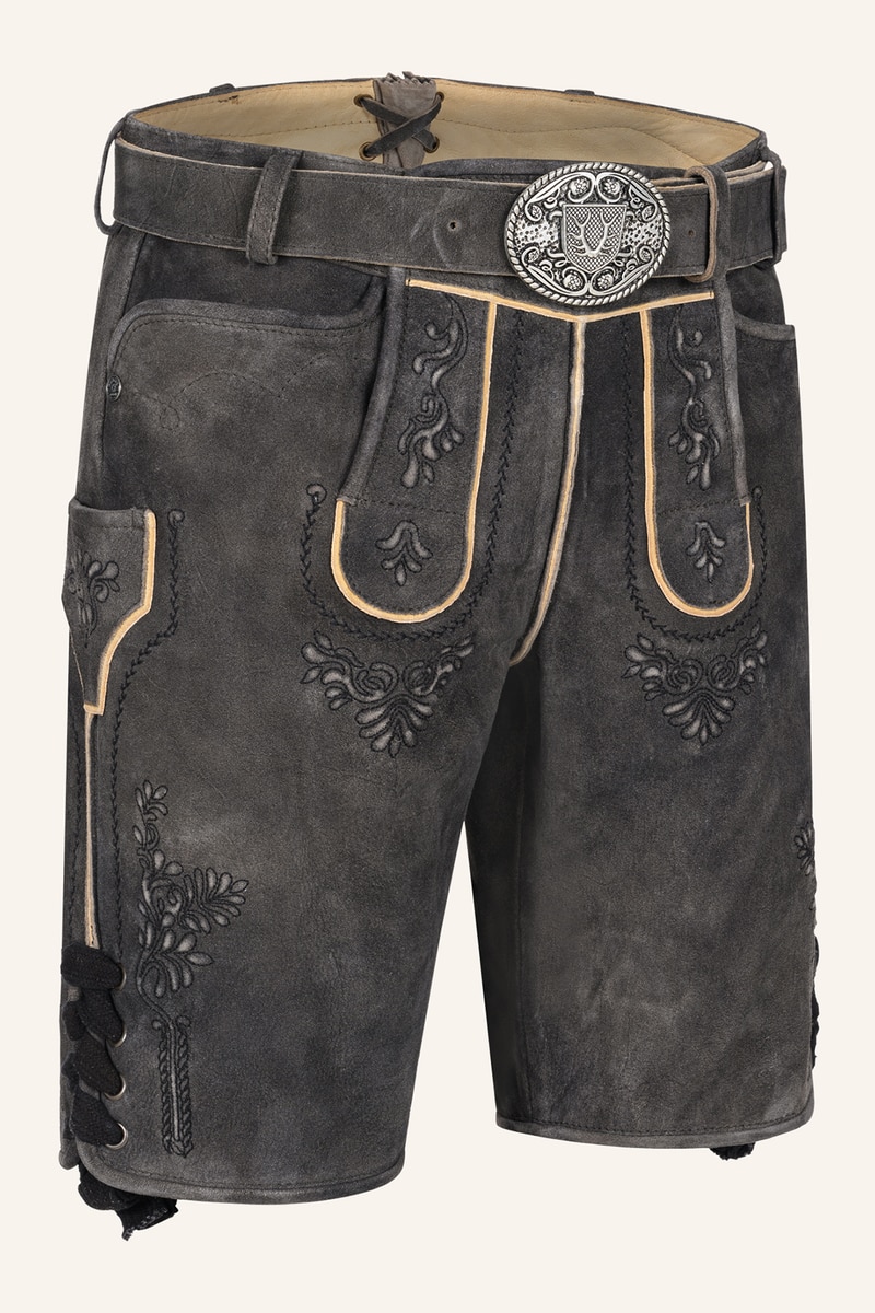 Lederhose Marenor mit Gürtel