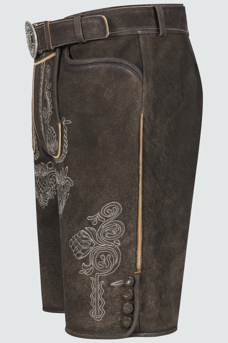 Lederhose Vinc mit Gürtel