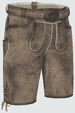 Lederhose Diran mit Gürtel