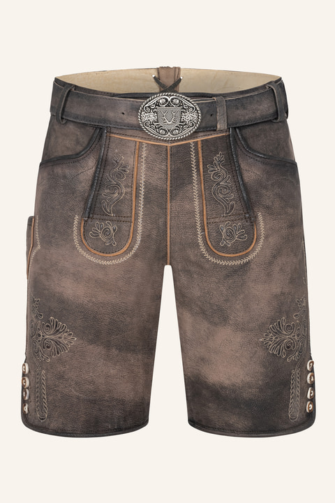 Lederhose Brody mit Gürtel