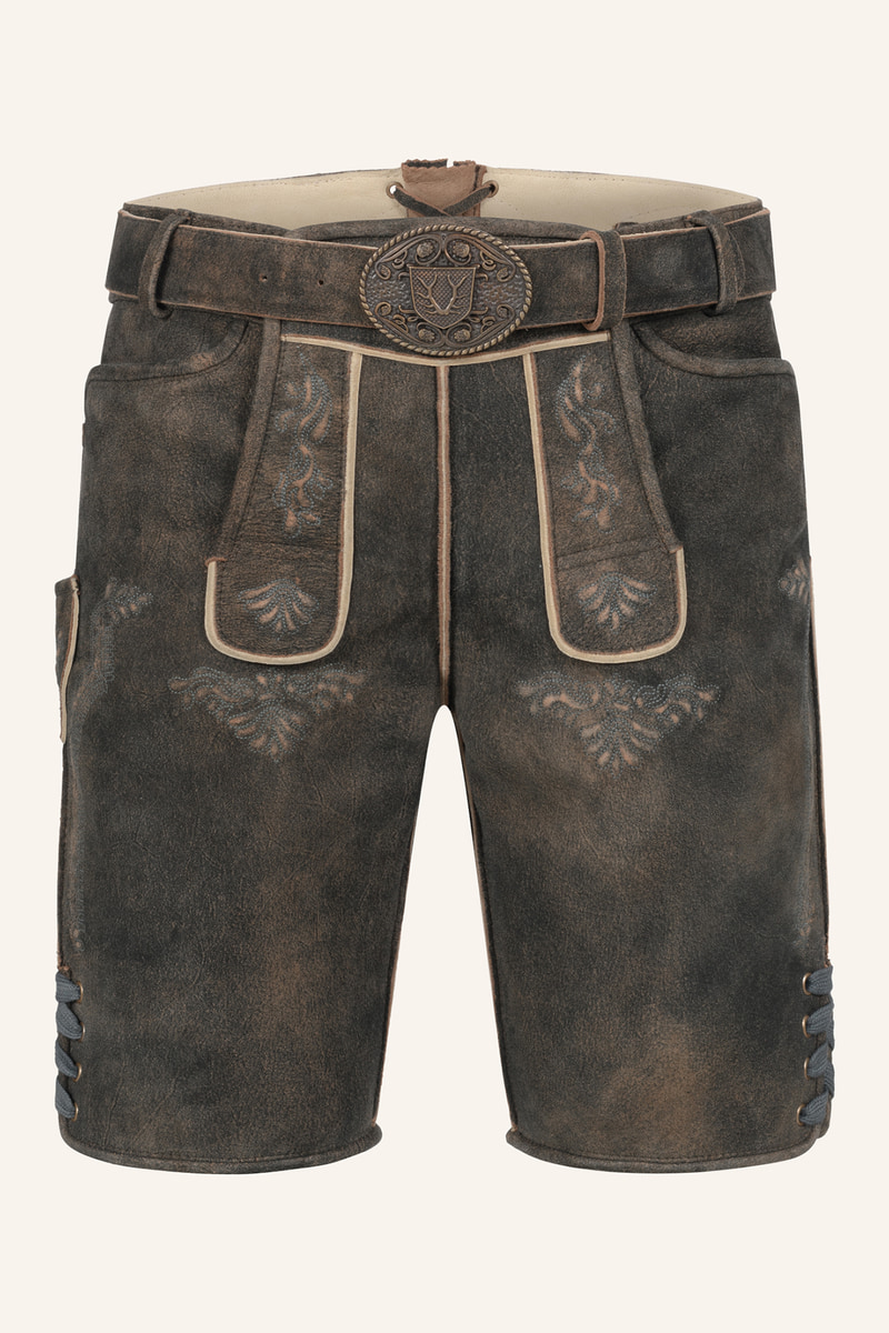 Lederhose Curtis mit Gürtel