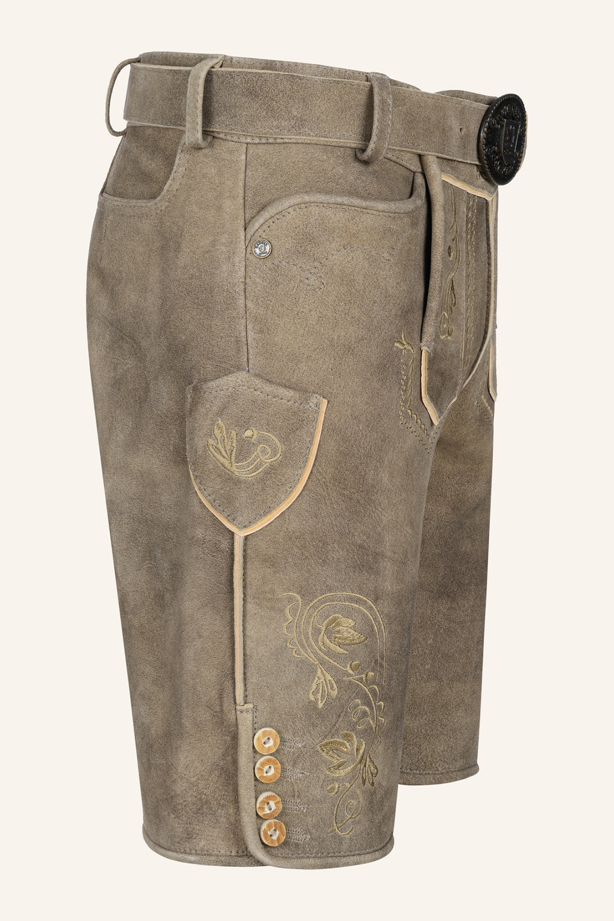 Lederhose Iwan mit Gürtel