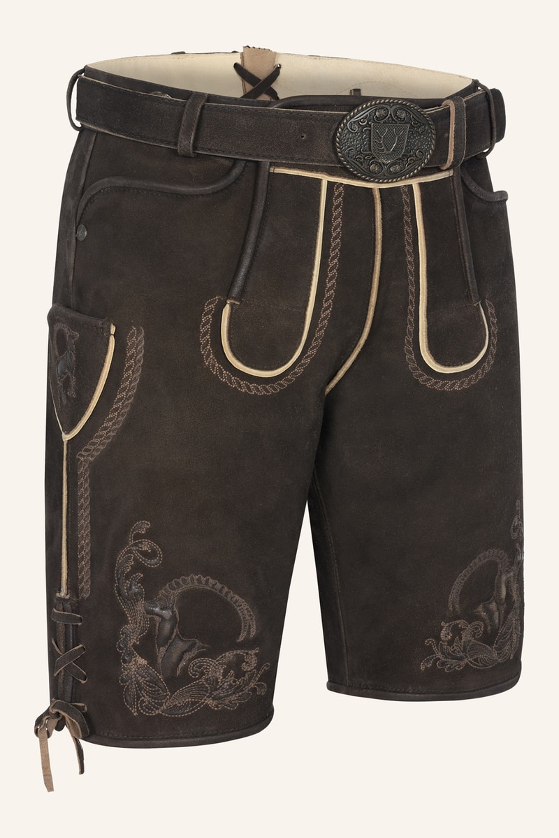 Lederhose Balian mit Gürtel