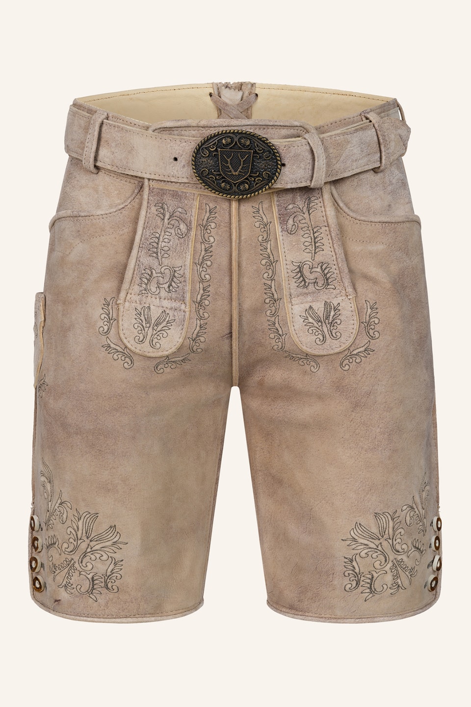 Lederhose Patrizio mit Gürtel