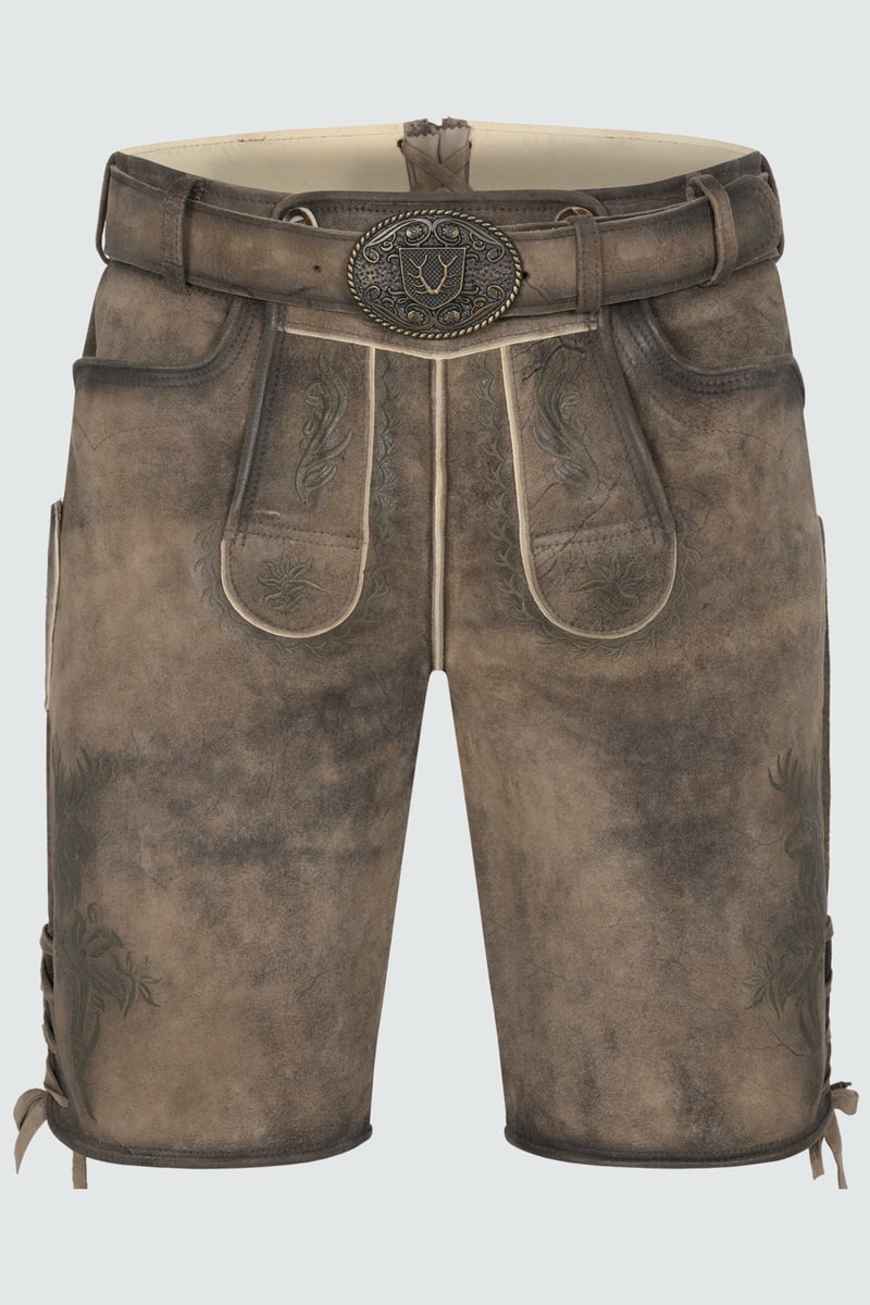 Lederhose Diran mit Gürtel