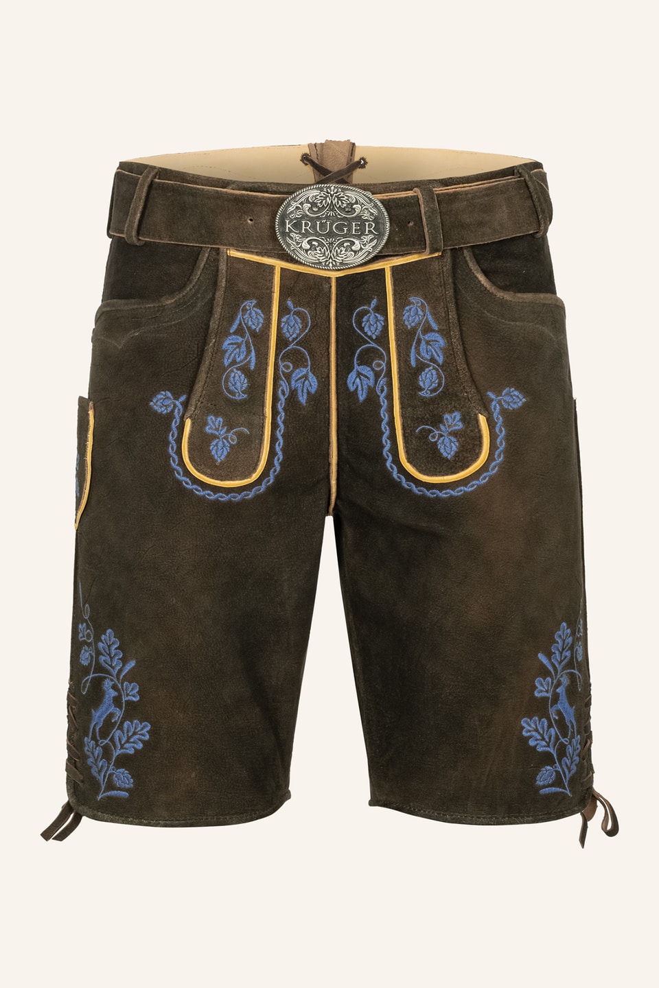 Lederhose Roland mit Gürtel