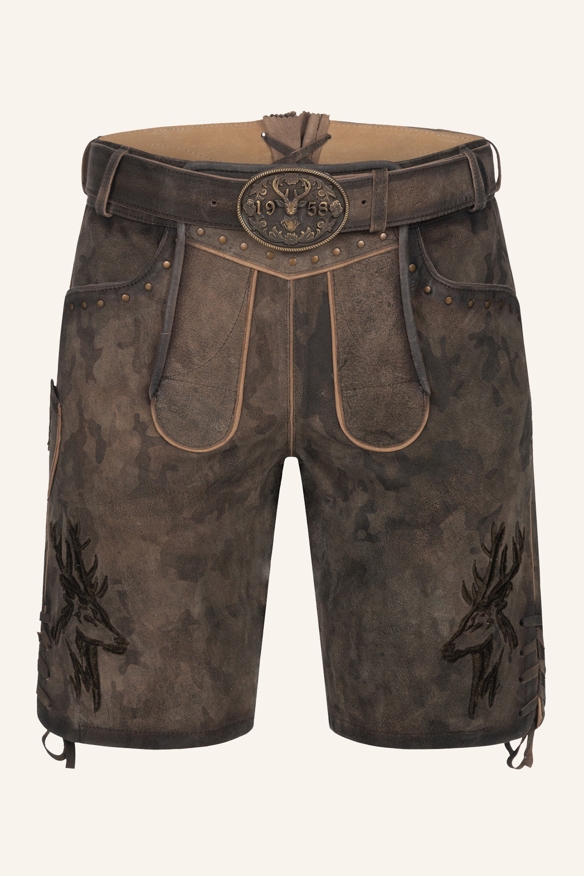 Lederhose Matze mit Gürtel