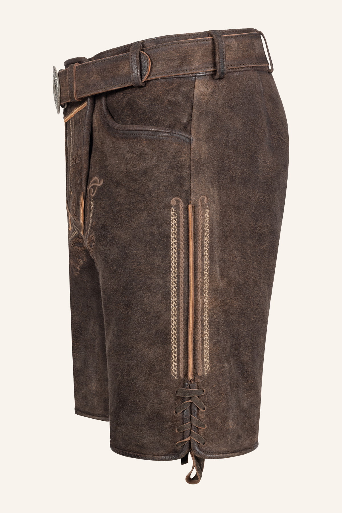 Lederhose Rufus mit Gürtel