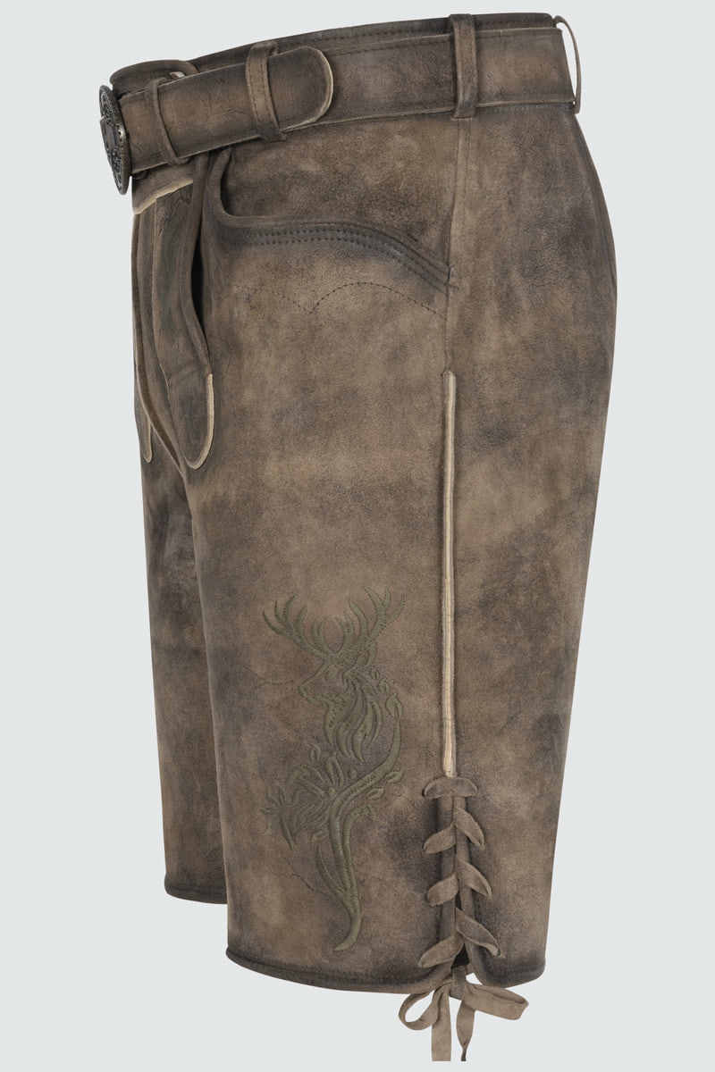 Lederhose Diran mit Gürtel