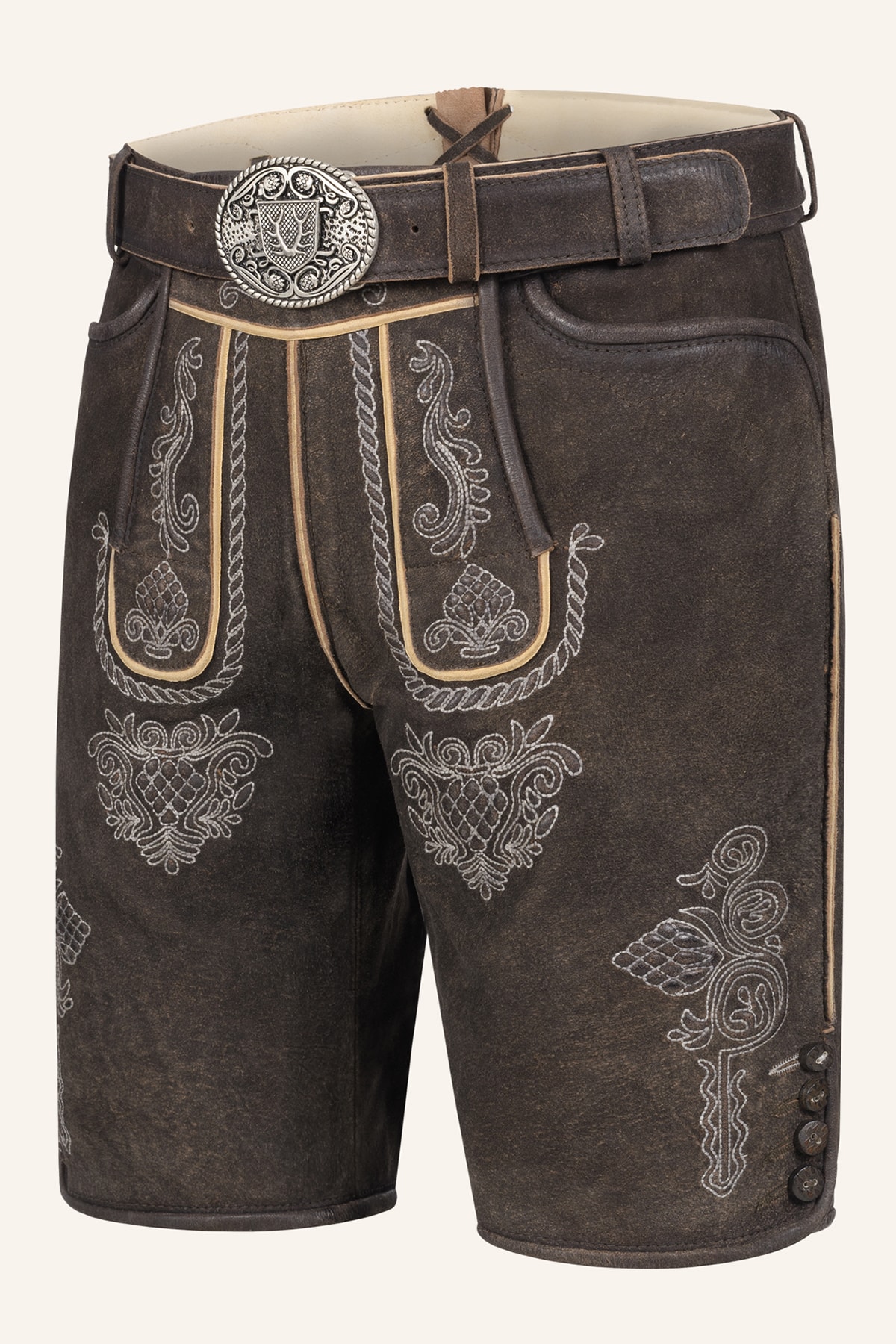 Lederhose Vinc mit Gürtel