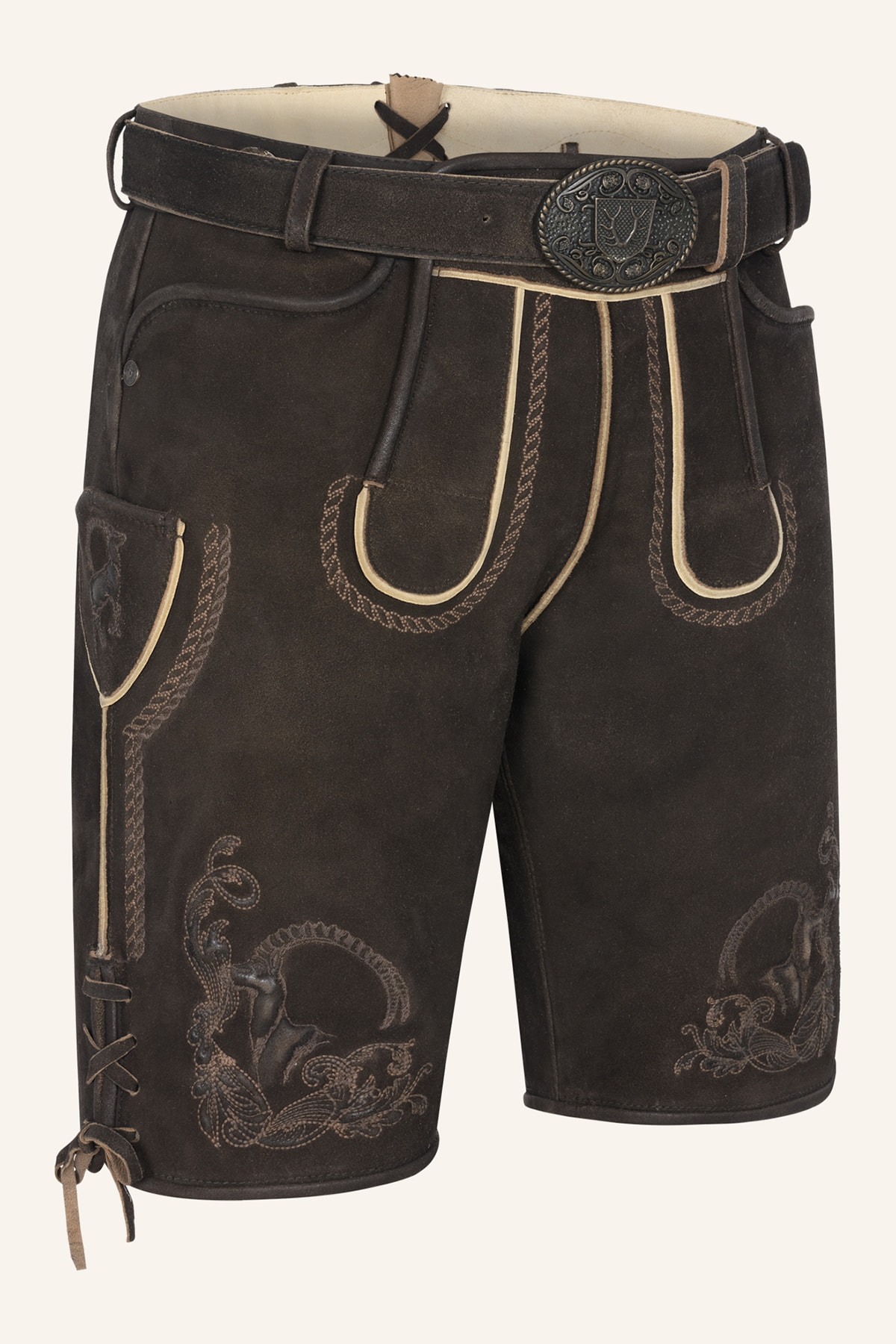 Lederhose Balian mit Gürtel
