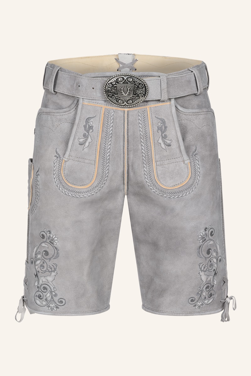 Lederhose Norwin mit Gürtel