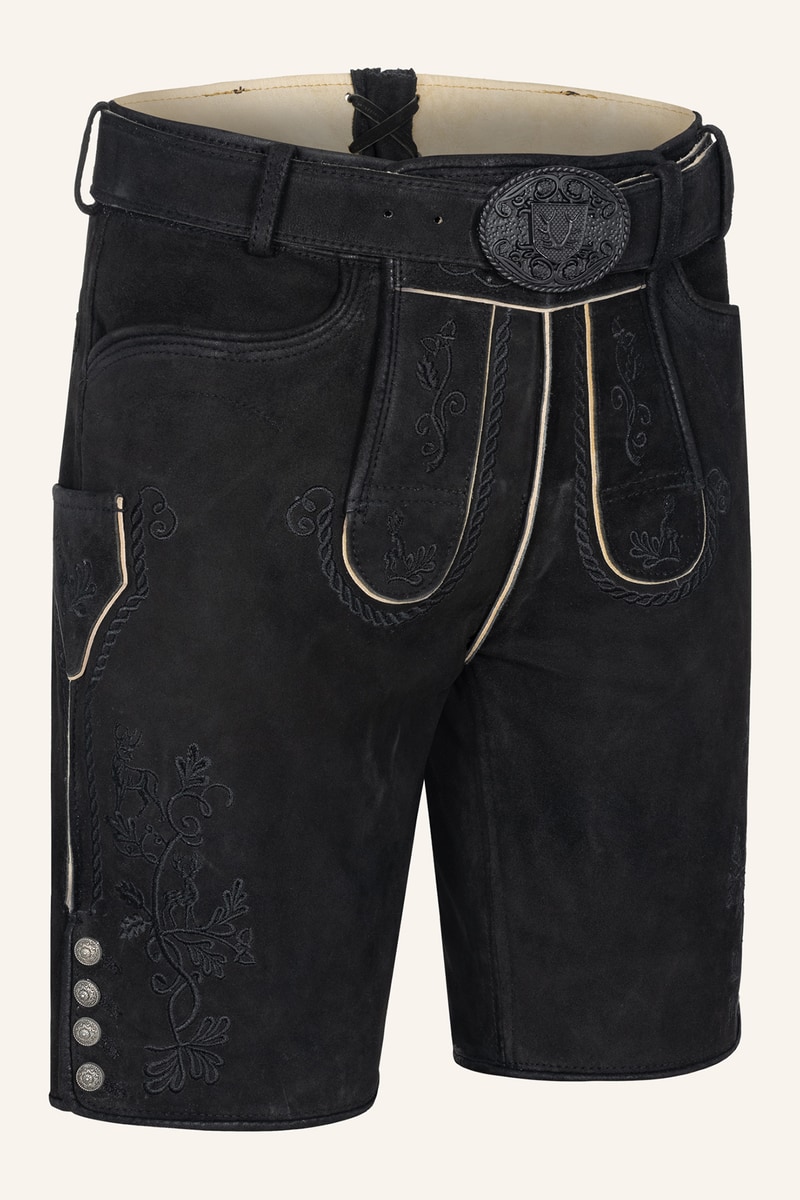 Lederhose Sylvar mit Gürtel