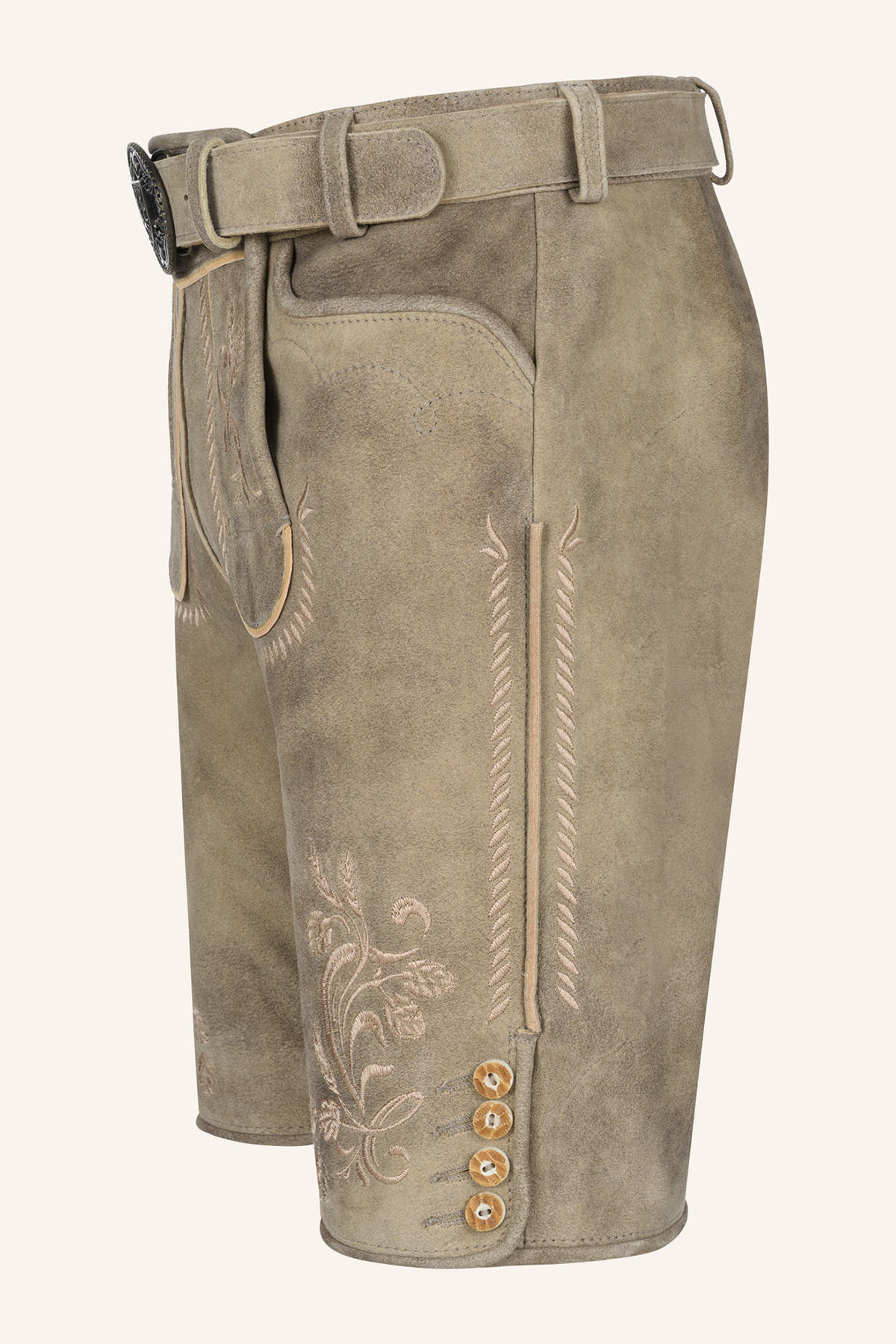 Lederhose Ryann mit Gürtel