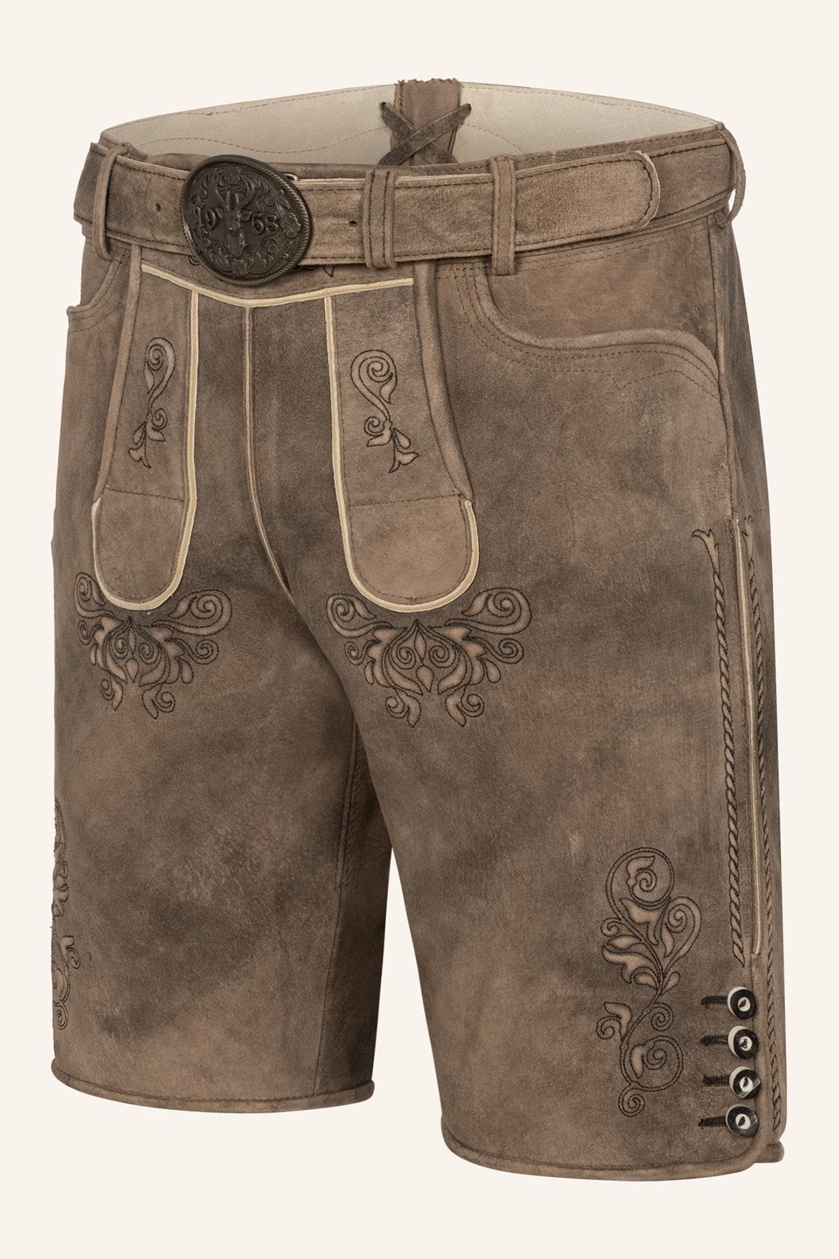 Lederhose Ralph mit Gürtel