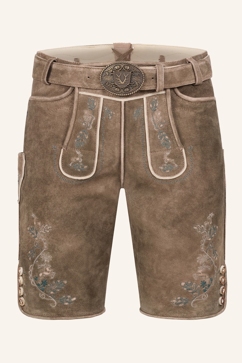 Lederhose Torin mit Gürtel